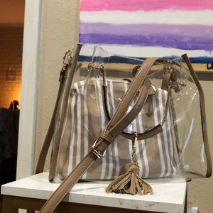 🌹 new clear purse